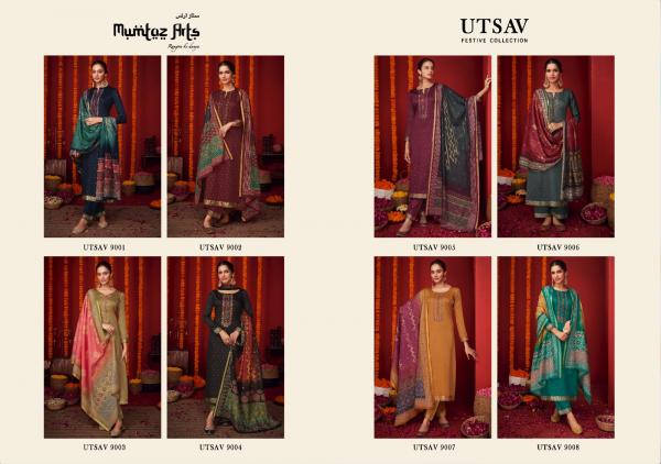 Mumtaz Utsav Festive Designer Dress Material Collection